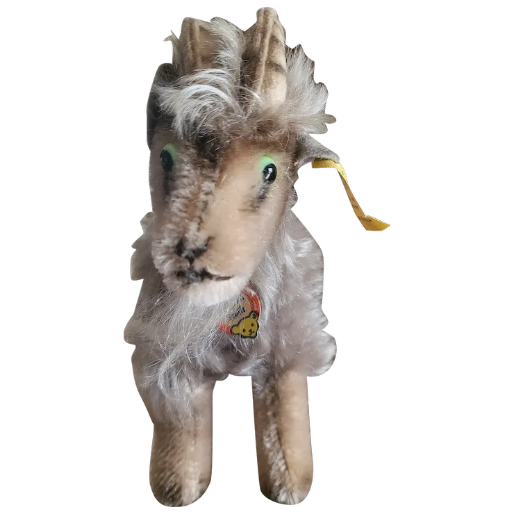 vintage stuffed goat